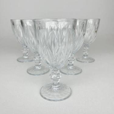 Imagem de Jogo 6 Taças Modelo Diamante Transparente Em Vidro - 340ml - Best Kaza
