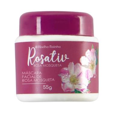 Imagem de Abelha Rainha Rosativ Máscara Facial de Rosa Mosqueta 3 em 1 - 55g