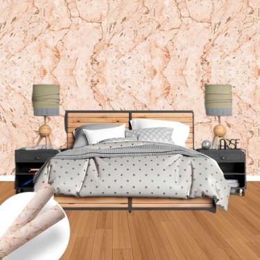 Imagem de Papel de Parede Mod 2 Marble Rose Vinilico - ATACADÃO DO ARTESANATO MD