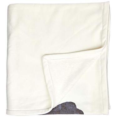 Imagem de Coisas de Nine Cobertor Bicho Tucano Branco Amarelado Com Estampa Colorida Único