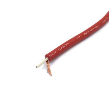 Imagem de Cabo Para Guitarra Vermelho 1x0.75mm - Mult Cabo - Preço Por Metro