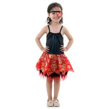 Imagem de Fantasia Pirata Vestido Infantil - Sulamericana, Unica, P