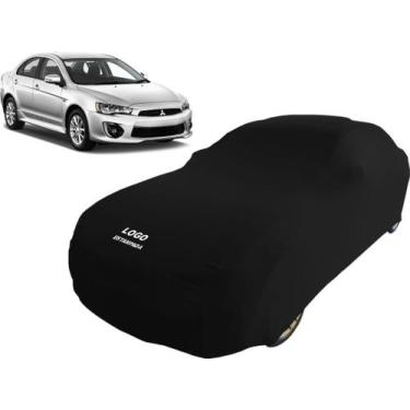 Imagem de Capa De Tecido Para Proteção Carro Mitsubishi Lancer Luxo - Mz, Preta