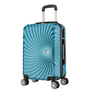 Imagem de Mala de Viagem Grande 23Kg Eagle 77x48x30 Em Abs C/ Rodinhas 360 AS65,