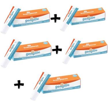 Imagem de Kit 5 Gengiliv - Pomada P/ Alivio na Gengiva do Bebê - babydeas