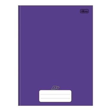Imagem de Caderno Brochura Capa Dura D+ 48 Folhas Escolar - tilibra, Roxo