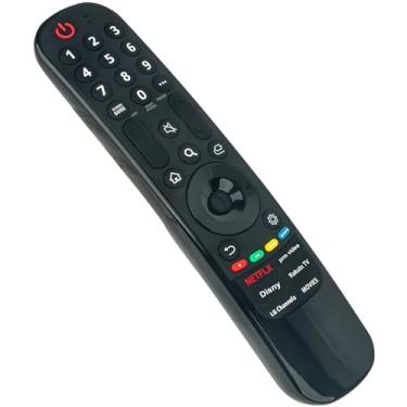 Imagem de MR23GA AKB76043112 Controle remoto de substituição compatível com LG OLED EVO LED QNED 4K UHD Smart webOS TV 50UR9000PUA 55UR9000PUA 65UR9000PUA 75UR9000PUA OLED42C3PUA OLED48C3PUA OLED55C3PUA