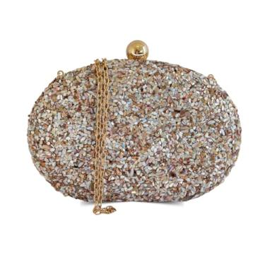 Imagem de Bolsa Clutch Carteira De Festa Blogueira Ostentação Maria (Bege)