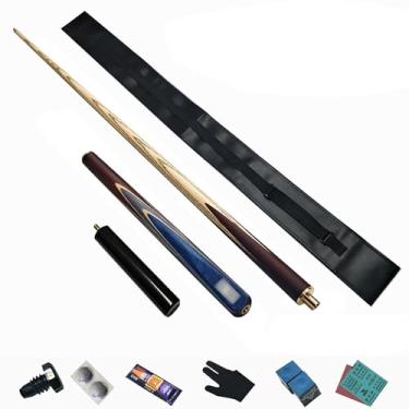 Imagem de Taco de sinuca, bastão de taco de sinuca de 147 cm, bastão de sinuca, taco de sinuca de madeira de cera branca do norte, taco de sinuca profissional para esportes de mesa de sinuca, 18 ~ 600 ml (taco