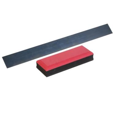 Imagem de Pintando Carro, Kit Taco 7 X 20 cm com Régua De Aplicar Massa Quantidade de cascalhos:0;Cor:Vermelho