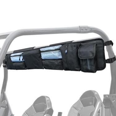Imagem de Vanlison Bolsa de Armazenamento de Acessórios Utv Universal, Bolsa de Quadriciclo, Organizador de Gaiola de Proteção, Bolsas de Armazenamento de Carga, Bolsa de Equipamentos, Bolsa (, Preto)