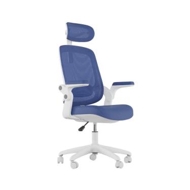Imagem de Cadeira De Escritorio Elements Astra Azul/branco