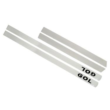 Imagem de Jogo Adesivo Friso Lateral Gol G6 4 Portas Transparente