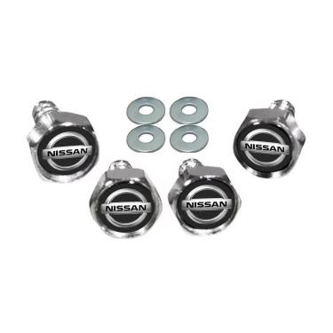 Imagem de Parafusos De Placa Logomarca Emblema Nissan March Versa