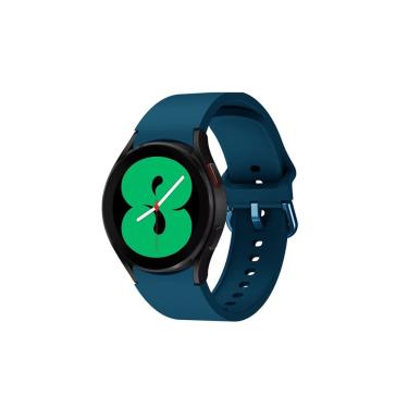 Imagem de Pulseiras para Galaxy Watch 4, 5 e 6, todas em silicone azul-petróleo