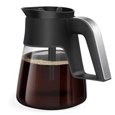 Imagem de 10 xícaras de substituição de cafeteira Ninja para cafeteira CM401 Ninja, jarra de vidro com tampa compatível com Ninja CF090 CF092 CM300 CM400 CM401 etc.