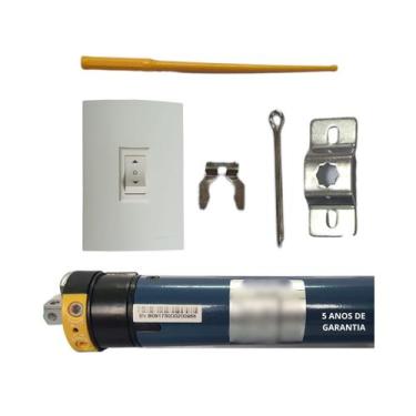 Imagem de Motor Tubular 10n 110v Botoeira Para Persiana Integrada Tela - EMTECO