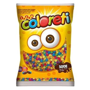 Imagem de Confete Chocolate Coloreti Colorido - 500g - Jazam