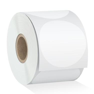 Imagem de Adesivos Térmicos Roll Misofuki - 2.750 Etiquetas Circulares de 2 Pole