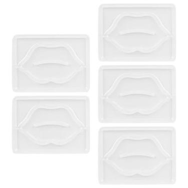 Imagem de Máscara Labial Reutilizável Sonew - 5 Unidades - Transparente e em ABS