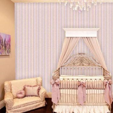 Imagem de Papel de Parede Infantil Geometrico Menina - CasaH