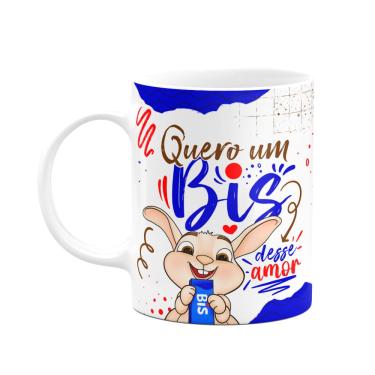 Imagem de Caneca Páscoa Doce - Quero um bis desse amor - 325ml