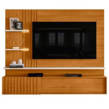 Imagem de Home para TVs 65" Ripado Milão Cinamomo Off White - CasaH