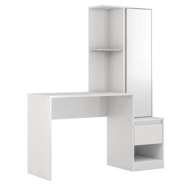 Imagem de Escrivaninha Office Morada com Armário 1 Porta e 1 Gaveta - Demóbile Branco