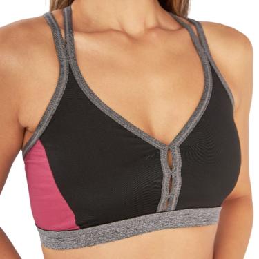 Imagem de Top esportivo delfit multicolor com recortes E alças cruzadas DR600322