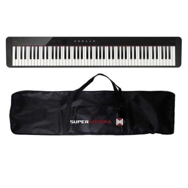 Imagem de Piano Digital Casio Privia PX-S1100 Preto 88 Teclas + Capa