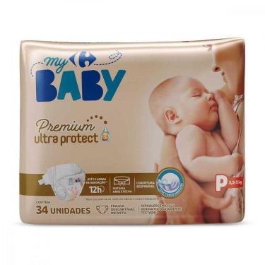 Imagem de Fralda Carrefour My Baby Soft erotect - 34 Unidades