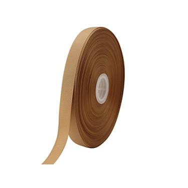 Imagem de Jesep One Roll 100 jardas 3/10.2 cm Soild Grosgrain Ribbon Boutique Embalagem de Presente Fita, DIY Crafts Bow Hair Headband Acessórios Fita Sortida #835 (3/10.2 cm 20 mm, Cáqui)