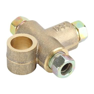 Imagem de Camise de Freio Em Forma de T de 3 Vias Robusta Com Nozes Machos União Curta M10 para Tubo de 3/16 Polegadas 10mm-substituição Essencial para Sistemas de Quebra de Carro Em Ampla Gama de Aplicações