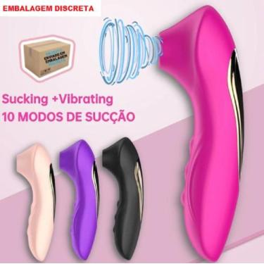 Imagem de Sugador de Clitóris Vibrador Feminino Sophia Recarregável 10 Velocidad