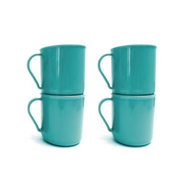 Imagem de Kit 4 Canecas Plásticas 400ML Para Escolas Festas Livre de BPA - GP Pl