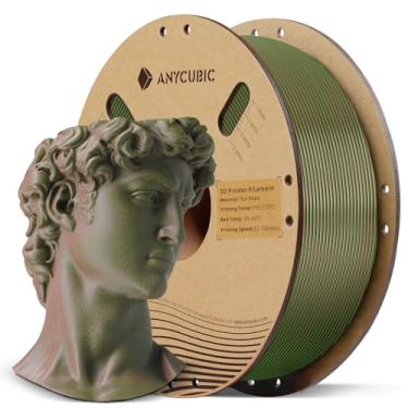 Imagem de ANYCUBIC Filamento Pla Fosco 1,75 Mm, Filamento Pla Para Impressão 3D 1,75 Mm, Precisão Dimensional +/- 0,02 Mm, Carretel De 1 Kg (2,2 Lbs), Verde Fosco Marrom