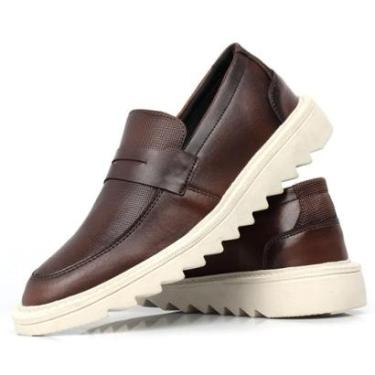 Imagem de Mocassim Masculino Loafer Tratorado Elegante Trabalho Casual Cor:;Tamanho:43;Genêro:Masculino-Masculino