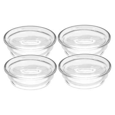 Imagem de Zerodeko 4 peças de tampa de vidro para jarra de água, seladora de silicone, vedação à prova de vazamento para frescor, capa de jarro de cozinha fácil de abrir/limpar