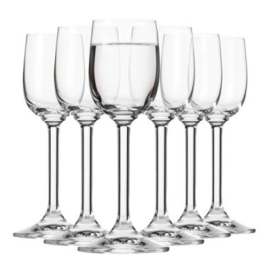 Imagem de Krosno Copos de licor, tequila e bebidas espirituosas | Conjunto de 6 copos | 5 ml | Coleção Gema | Ideal para casa, restaurantes e recepções | Pode ser lavado na lava-louças