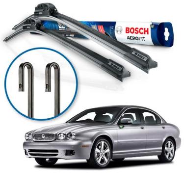 Imagem de Par Palheta Limpador Parabrisa Bosch Jaguar X-Type 2001 2002 2003 2004