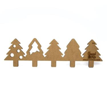 Imagem de Régua Para Barrado Mdf Arvore De Natal