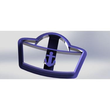 Imagem de Cortador Chapéu Marinheiro Tamanho 3,5Cm