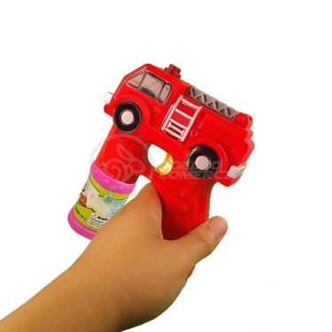 Imagem de Caminhão Bombeiro Bolhudo Bolhas Sabão Infantil Vermelho 5