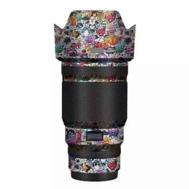 Imagem de Adesivo de lente de câmera para Nikon Z 50 mm F1.2S Película protetora de vinil decalque skin para 50 1.2 (Graffiti White)