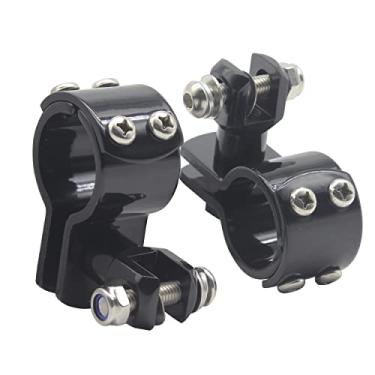 Imagem de Generic Kit De Montagem Pedais Para Motocicleta, Barras Proteção 1,25" E Protetores Motor Adequados Harley Davidson, Honda, Yamaha, Suzuki Kawasaki