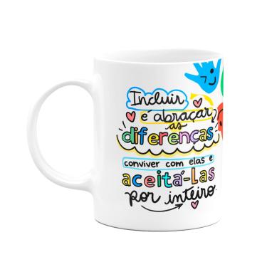 Imagem de Caneca Professores - Incluir é abraçar as diferenças - M2