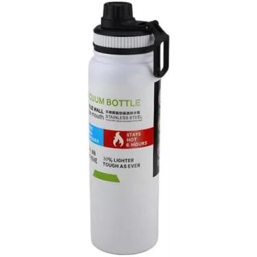 Imagem de Garrafa Térmica 800 ML Isolada à Vácuo e Antivazamento, Água Gelada ou