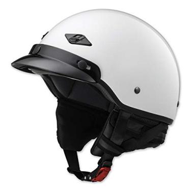 Imagem de Capacete Bagger LS2 para motocicleta meio capaceteLS2 Small branco 568-3022