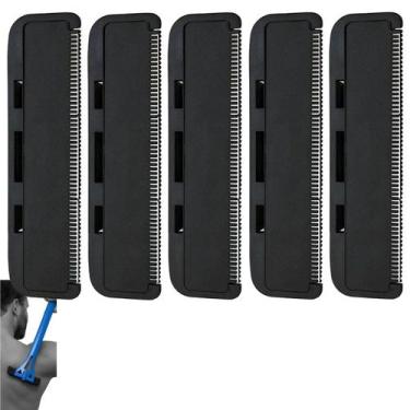 Imagem de Lamina de Reposiçao para Depilador Kit 5 Unidades Aparador Pelos Braço