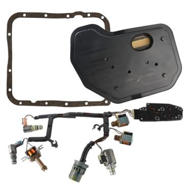 Imagem de SleYuYir Kit de solenoide mestre de transmissão 4L60E, conjunto de substituição de válvula de câmbio, EPC TCC 3-2 PWM, compatível com GM 2003-2005
